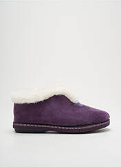 Chaussons/Pantoufles violet CHIC & RELAX pour femme seconde vue