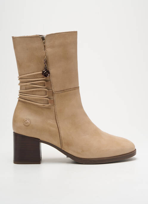 Bottines/Boots beige REMONTE pour femme