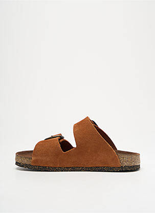 Mules/sabots voute plantaire talon plat jusqu'à 3cm marron BOSABO femme