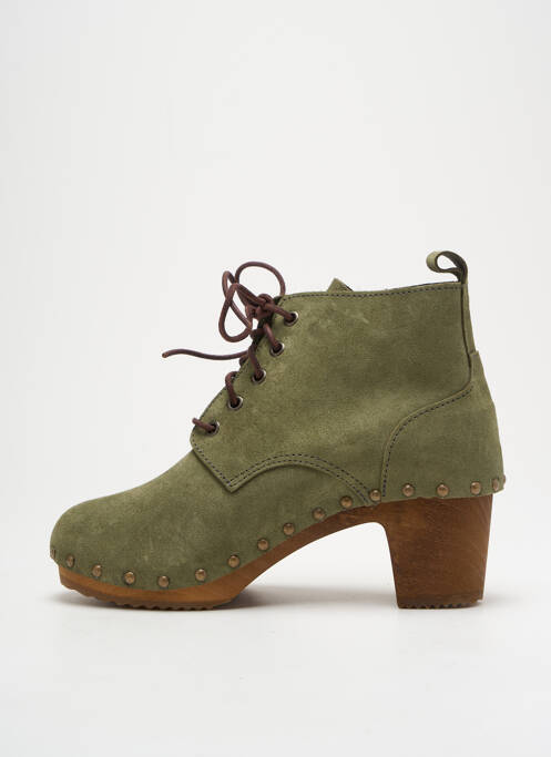 Bottines/Boots vert BOSABO pour femme