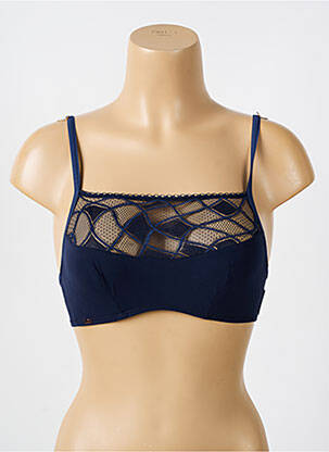 Soutien-gorge légère et transparente bleu LOU femme