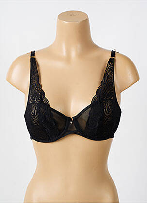 Soutien-gorge légère et transparente haut soutien-gorge emboitant noir CHANTELLE femme