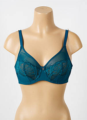 Soutien-gorge légère et transparente haut soutien-gorge emboitant vert CHANTELLE femme