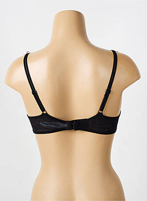 Soutien-gorge effet matière satinée haut soutien-gorge balconnet noir CHANTELLE femme