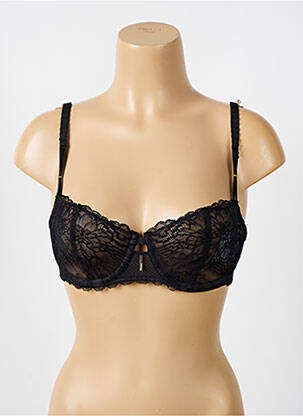 Soutien-gorge légère et transparente haut soutien-gorge emboitant noir CHANTELLE femme