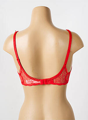 Soutien-gorge légère et transparente haut soutien-gorge emboitant rouge CHANTELLE femme