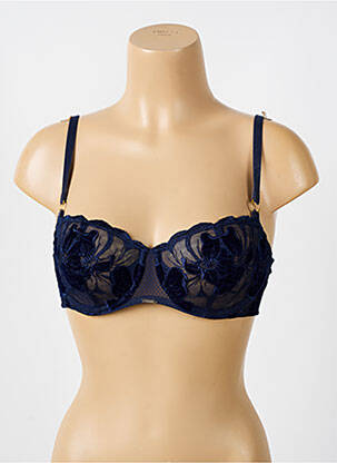 Soutien-gorge légère et transparente haut soutien-gorge emboitant bleu CHANTELLE femme