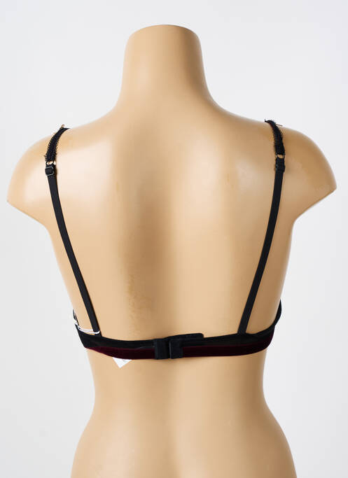 Soutien-gorge sans armature haut triangles noir VANITY FAIR femme