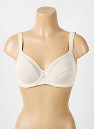 Soutien-gorge légère et transparente haut soutien-gorge emboitant beige GEMMA femme