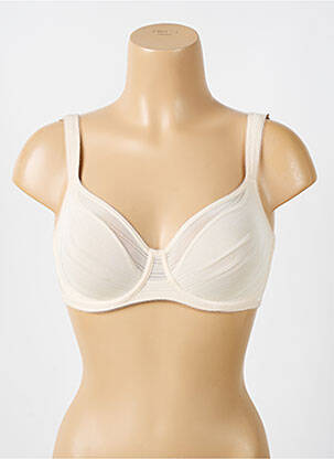 Soutien-gorge légère et transparente haut soutien-gorge emboitant beige GEMMA femme