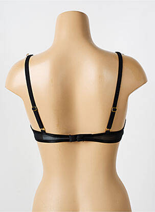 Soutien-gorge effet matière satinée haut soutien-gorge moulé noir CHANTELLE femme