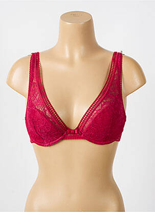Soutien-gorge légère et transparente haut soutien-gorge moulé rose LOU femme