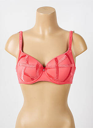 Soutien-gorge légère et transparente haut soutien-gorge moulé rose LOUISA BRACQ femme
