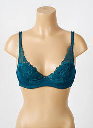 Soutien-gorge légère et transparente haut soutien-gorge moulé bleu CHANTELLE femme