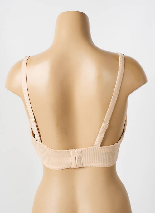 Soutien-gorge effet matière satinée haut soutien-gorge moulé chair LOU femme