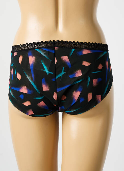 Shorty tissage tulle noir LOU femme