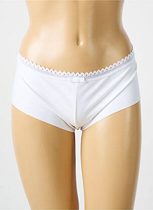 Shorty stretch blanc LOU femme