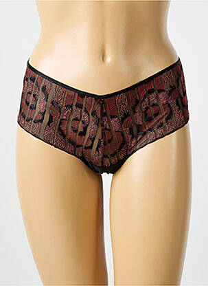 Shorty effet matière satinée noir CHANTELLE femme