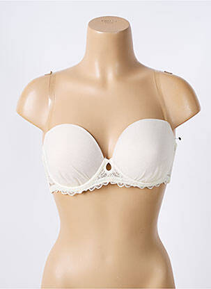 Soutien-gorge légère et transparente haut soutien-gorge moulé beige IMPLICITE femme