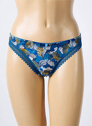 String bleu LOU pour femme