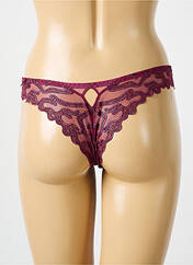 Tanga rouge LOUISA BRACQ pour femme seconde vue