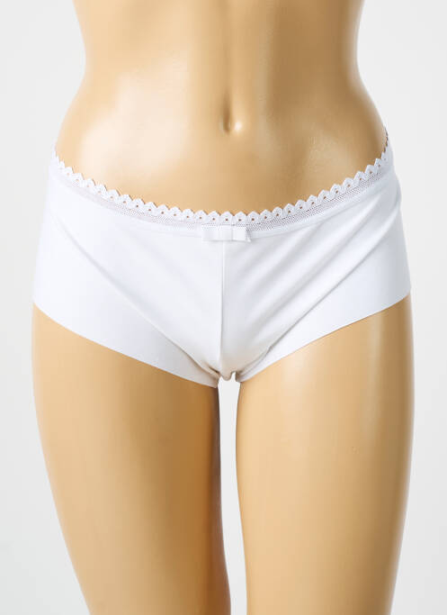 Shorty stretch blanc LOU femme