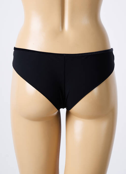 Culotte légère et transparente noir LOU femme