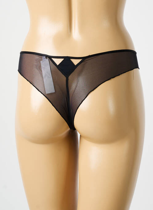 Tanga noir CHANTELLE pour femme
