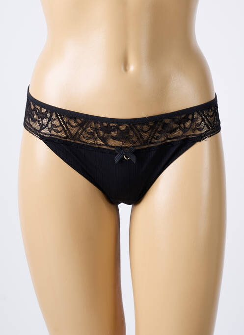 Tanga noir CHANTELLE pour femme