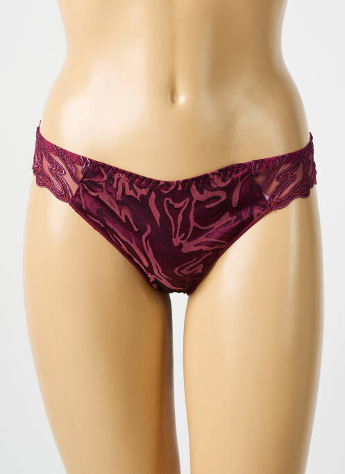 Tanga rouge LOUISA BRACQ pour femme