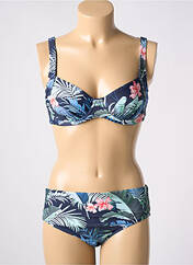 Maillot de bain 2 pièces bleu OLYMPIA pour femme seconde vue