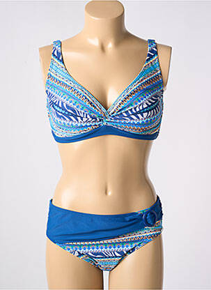 Maillot de bain 2 pièces bleu SUNMARIN pour femme