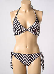 Maillot de bain 2 pièces noir OLYMPIA pour femme seconde vue