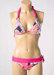 Maillot de bain 2 pièces rose BANANA MOON pour femme seconde vue