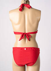 Maillot de bain 2 pièces rouge CHERRY BEACH pour femme seconde vue