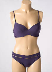 Maillot de bain 2 pièces violet GEMMA pour femme seconde vue