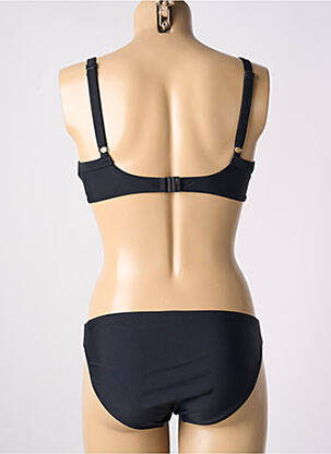 Maillot de bain 2 pièces stretch haut soutien-gorge emboitant noir SUNMARIN femme