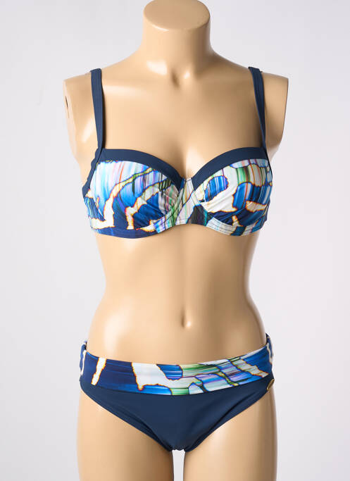 Maillot de bain 2 pièces bleu SUNFLAIR pour femme