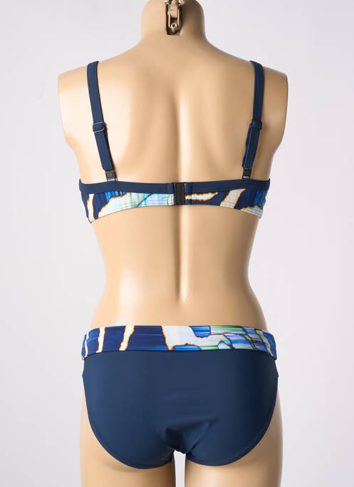 Maillot de bain 2 pièces bleu SUNFLAIR pour femme