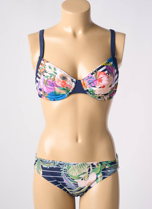 Maillot de bain 2 pièces bleu SUNMARIN pour femme