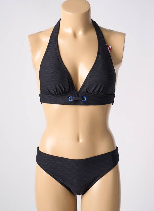 Maillot de bain 2 pièces noir CHERRY BEACH pour femme