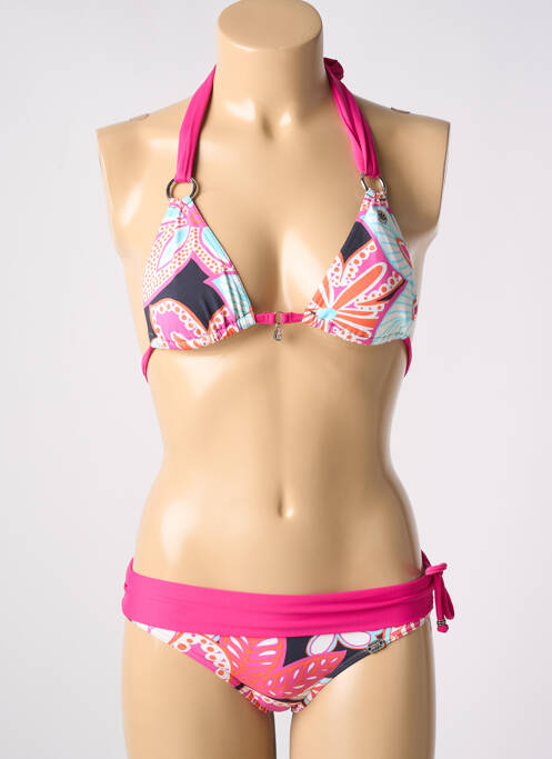 Maillot de bain 2 pièces rose BANANA MOON pour femme