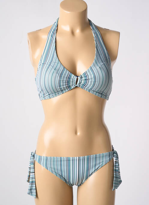 Maillot de bain 2 pièces vert OLYMPIA pour femme