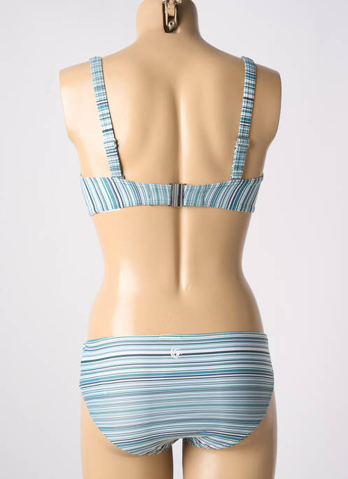 Maillot de bain 2 pièces vert OLYMPIA pour femme