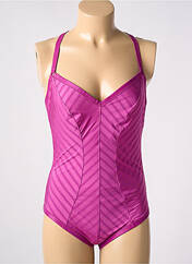 Maillot de bain 1 pièce violet GEMMA pour femme seconde vue