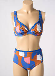 Maillot de bain 2 pièces bleu CHANTELLE pour femme seconde vue