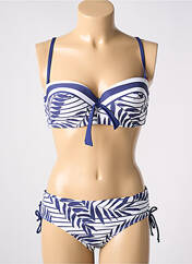 Maillot de bain 2 pièces bleu CHERRY BEACH pour femme seconde vue