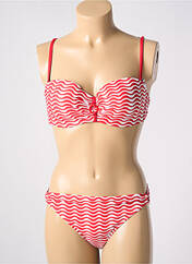 Maillot de bain 2 pièces rouge CHERRY BEACH pour femme seconde vue