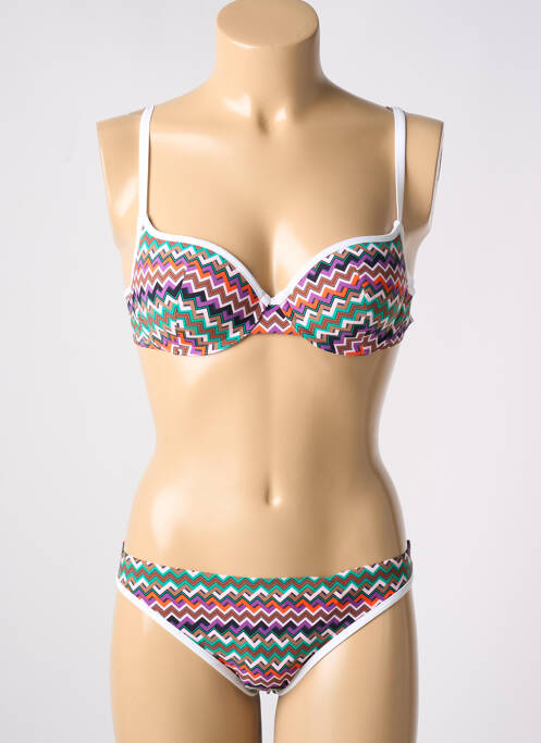 Maillot de bain 2 pièces blanc PASSIONATA pour femme