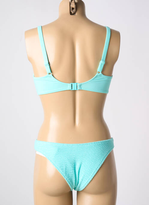 Maillot de bain 2 pièces bleu FREYA femme